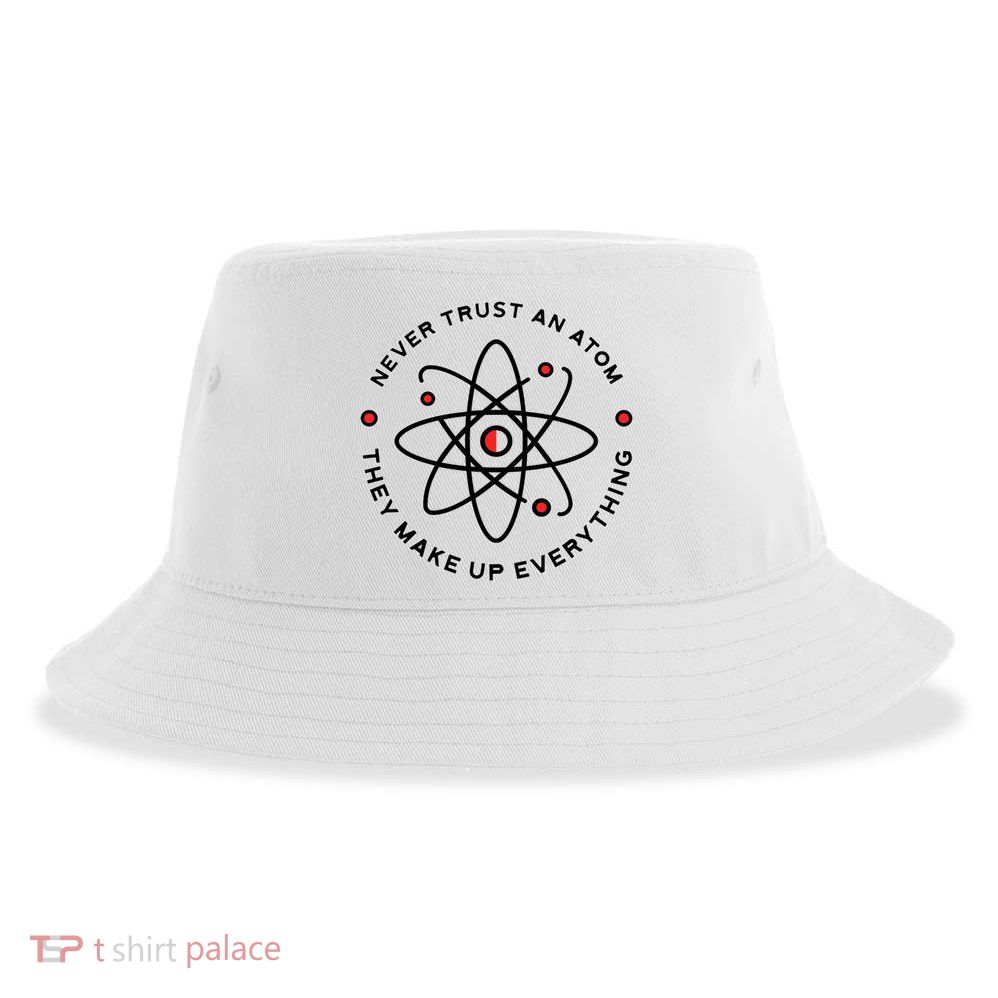 Funny Science Atom Design Sustainable Bucket Hat