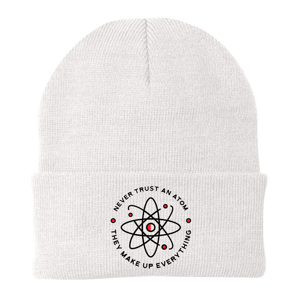 Funny Science Atom Design Beanie