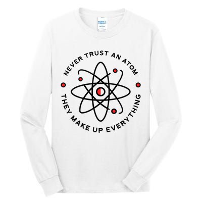 Funny Science Atom Design Tall Long Sleeve T-Shirt
