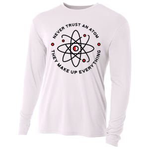 Funny Science Atom Design Cooling Performance Long Sleeve Crew