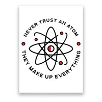 Funny Science Atom Design Poster