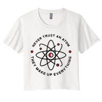 Funny Science Atom Design Crop Top