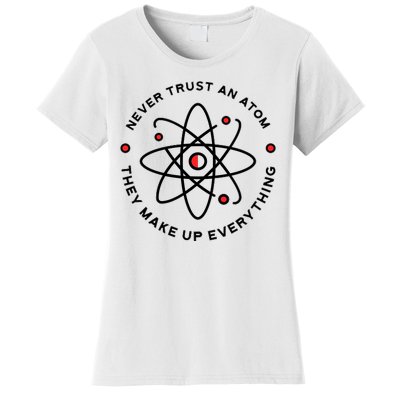 Funny Science Atom Design Women's T-Shirt