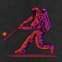 Funny Space Astronaut Baseball Cool Comfort Performance Bucket Hat