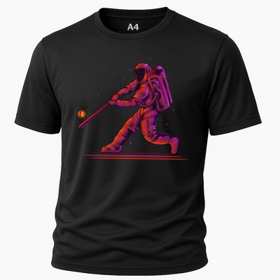 Funny Space Astronaut Baseball Performance Shirt