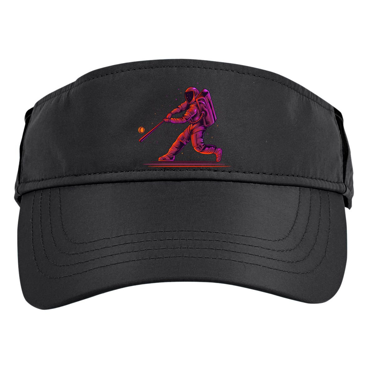 Funny Space Astronaut Baseball Adult Drive Performance Visor