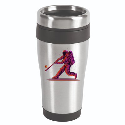 Funny Space Astronaut Baseball 16oz Travel Tumbler