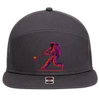 Funny Space Astronaut Baseball 7 Panel Mesh Trucker Snapback Hat