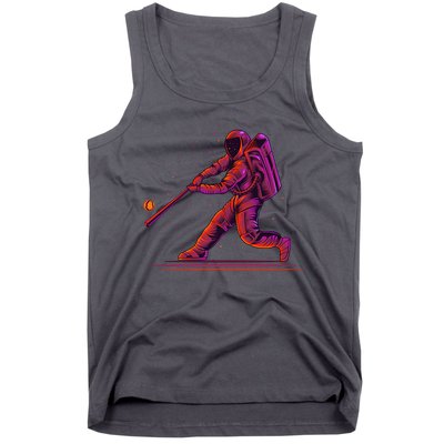 Funny Space Astronaut Baseball Tank Top