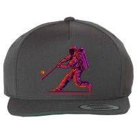Funny Space Astronaut Baseball Wool Snapback Cap
