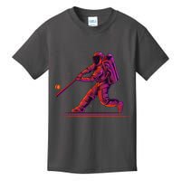 Funny Space Astronaut Baseball Kids T-Shirt