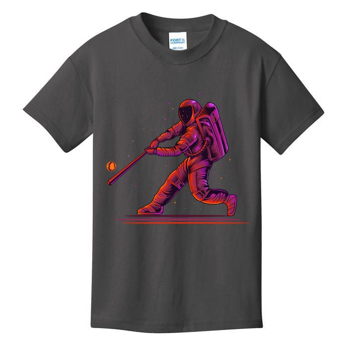 Funny Space Astronaut Baseball Kids T-Shirt
