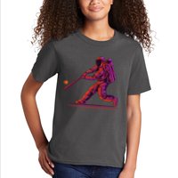Funny Space Astronaut Baseball Kids T-Shirt