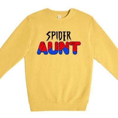 Funny Spider Aunt Matching Family Shirts Premium Crewneck Sweatshirt