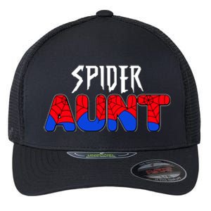 Funny Spider Aunt Matching Family Shirts Flexfit Unipanel Trucker Cap