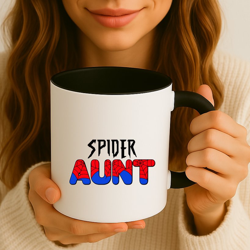 Funny Spider Aunt Matching Family Shirts Mug