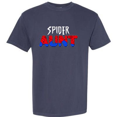 Funny Spider Aunt Matching Family Shirts Garment-Dyed Heavyweight T-Shirt