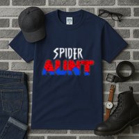 Funny Spider Aunt Matching Family Shirts Tall T-Shirt