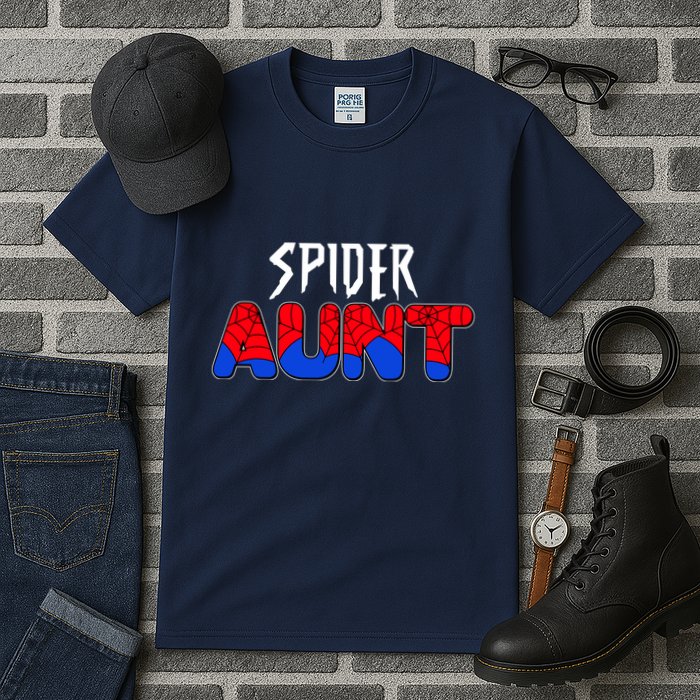 Funny Spider Aunt Matching Family Shirts Tall T-Shirt