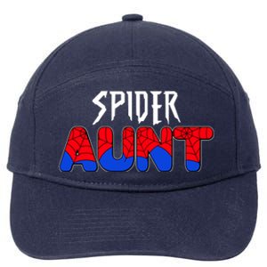 Funny Spider Aunt Matching Family Shirts 7-Panel Snapback Hat