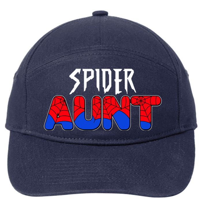 Funny Spider Aunt Matching Family Shirts 7-Panel Snapback Hat