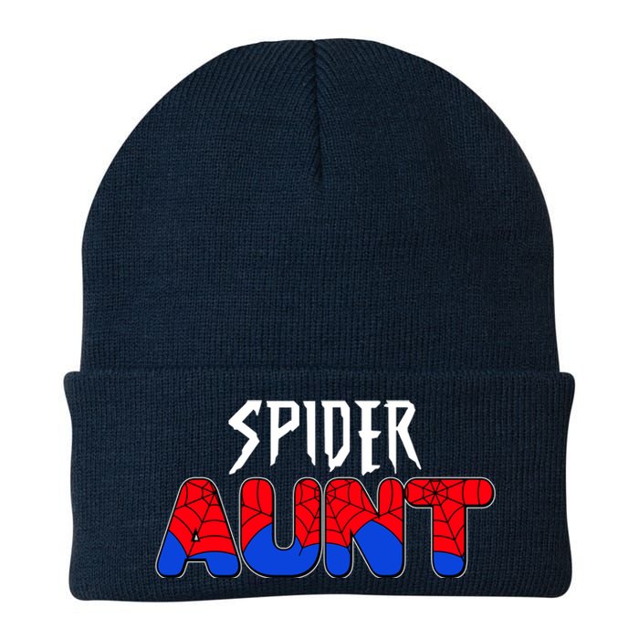 Funny Spider Aunt Matching Family Shirts Knit Cap Winter Beanie