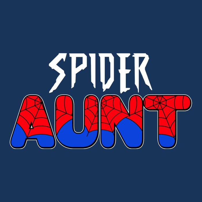 Funny Spider Aunt Matching Family Shirts Flatbill Hat