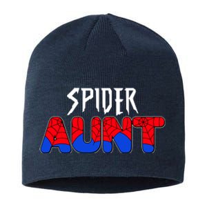 Funny Spider Aunt Matching Family Shirts Sustainable Beanie