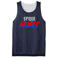 Funny Spider Aunt Matching Family Shirts Mesh Reversible Basketball Jersey Tank