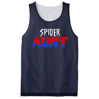 Funny Spider Aunt Matching Family Shirts Mesh Reversible Basketball Jersey Tank