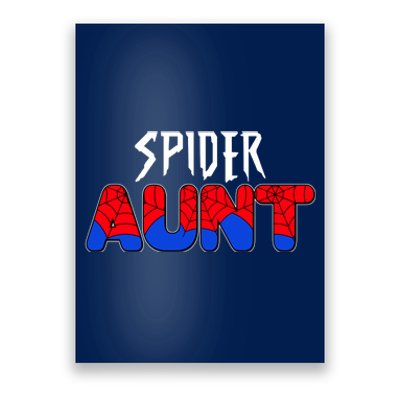 Funny Spider Aunt Matching Family Shirts Poster