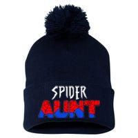 Funny Spider Aunt Matching Family Shirts Pom Pom 12in Knit Beanie