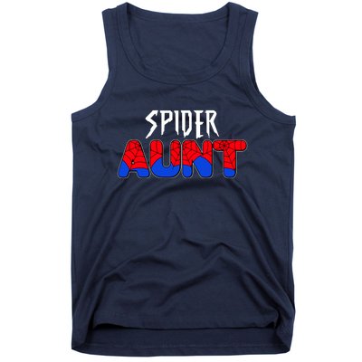 Funny Spider Aunt Matching Family Shirts Tank Top