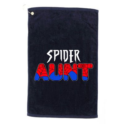Funny Spider Aunt Matching Family Shirts Golf Towel