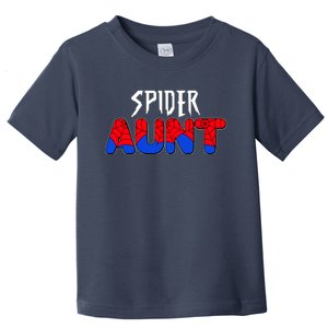 Funny Spider Aunt Matching Family Shirts Toddler T-Shirt