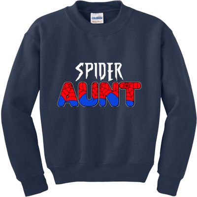 Funny Spider Aunt Matching Family Shirts Kids Sweatshirt