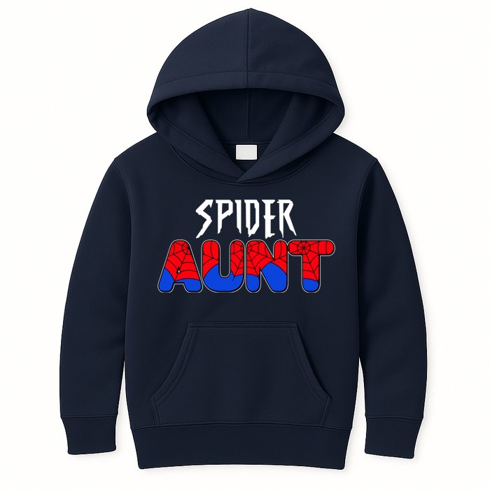 Funny Spider Aunt Matching Family Shirts Kids Hoodie