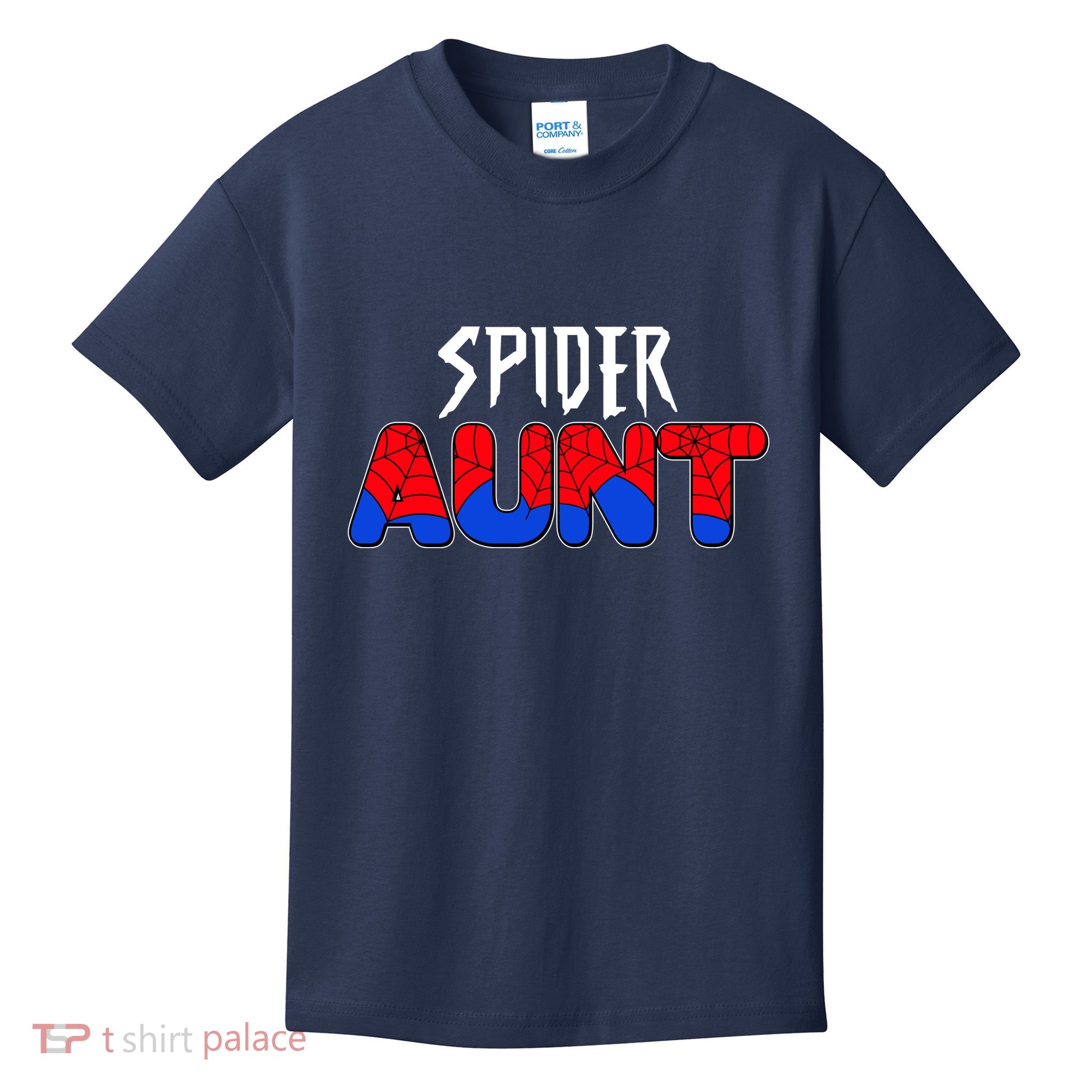 Funny Spider Aunt Matching Family Shirts Kids T-Shirt