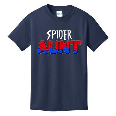 Funny Spider Aunt Matching Family Shirts Kids T-Shirt