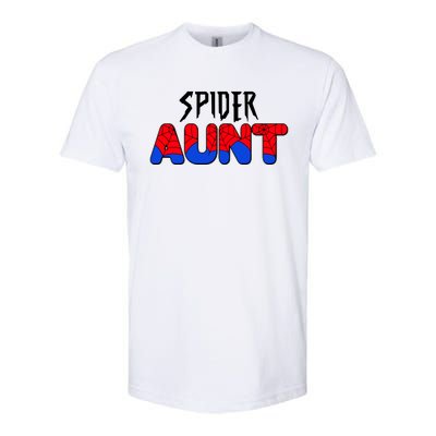 Funny Spider Aunt Matching Family Shirts Softstyle CVC T-Shirt