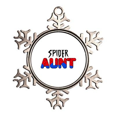 Funny Spider Aunt Matching Family Shirts Metallic Star Ornament