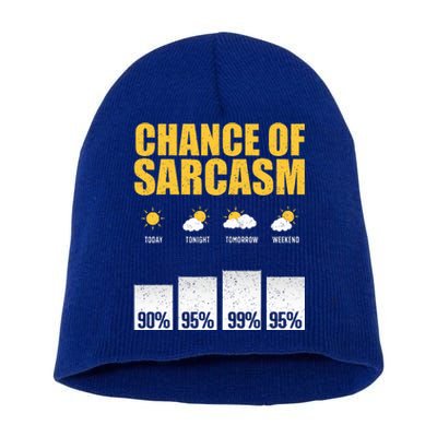 Funny Sarcastic Art For Sarcastic People Sarcasm Short Acrylic Beanie