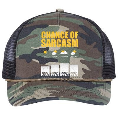 Funny Sarcastic Art For Sarcastic People Sarcasm Retro Rope Trucker Hat Cap