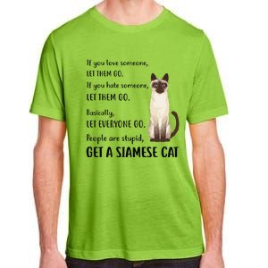 Funny Siamese Apparel Get A Siamese Kitten Cat Adult ChromaSoft Performance T-Shirt