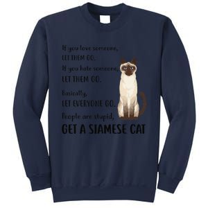 Funny Siamese Apparel Get A Siamese Kitten Cat Sweatshirt