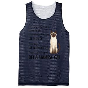 Funny Siamese Apparel Get A Siamese Kitten Cat Mesh Reversible Basketball Jersey Tank