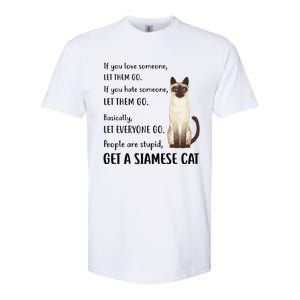 Funny Siamese Apparel Get A Siamese Kitten Cat Softstyle CVC T-Shirt