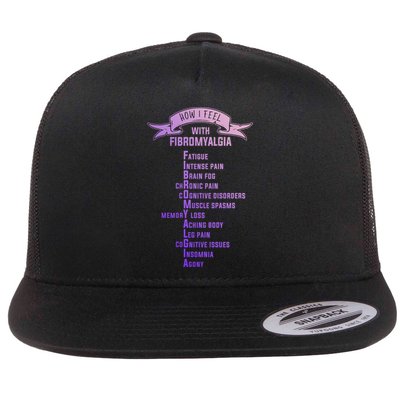 Fibromyalgia Spoonie And Fibro Awareness This Is My Flare Day Gift Flatbill Hat