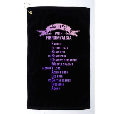 Fibromyalgia Spoonie And Fibro Awareness This Is My Flare Day Gift Golf Towel