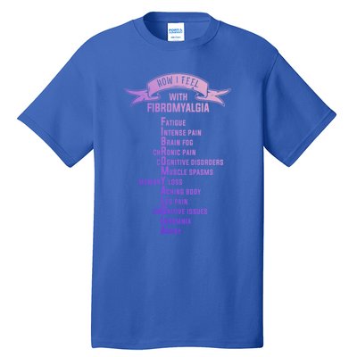 Fibromyalgia Spoonie And Fibro Awareness This Is My Flare Day Gift Tall T-Shirt